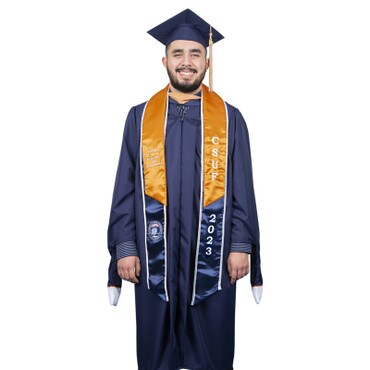 Masters Deluxe Regalia Set (cap, masters gown & hood, tassel, two sashes)